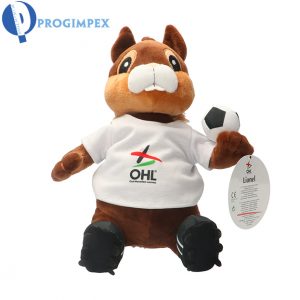 Pluche Mascotte Voetbal OHL, Pluche Knuffels Laten Maken Progimpex