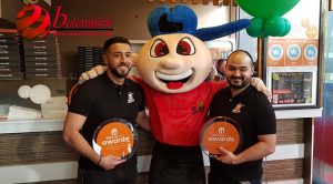 Pluche Mascotte Pak Simpizza, Progimpex Pluche knuffel laten maken