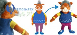Pluche Handpoppen Varken, Progimpex Pluche knuffel laten maken