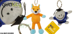 Pluche Sleutelhangers, Progimpex Pluche knuffel laten maken, Universiteit Gent, Vos