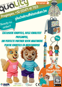 Progimpex, Maatwerk Pluche Knuffels en merchandise