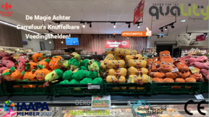 Pluche Knuffels voor Carrefour, maatwerk Merchandise en Pluche Knuffels, Progimpex
