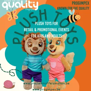Pluche Knuffels Maken, Progimpex, Oscar en Abby