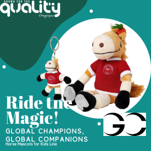 Pluche Knuffels Maken, Progimpex, Pluche paardje, Longines Chanpions