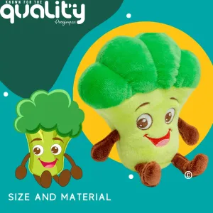 Pluche Knuffels Maken, Progimpex, Pluche Groenten, Brocolli