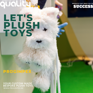 Een hoogwaardige, luxueuze uitstraling – denk aan de beste stoffen, perfecte stiksels, en subtiele details, Progimpex Pluche Knuffels Maken, Realistische honden