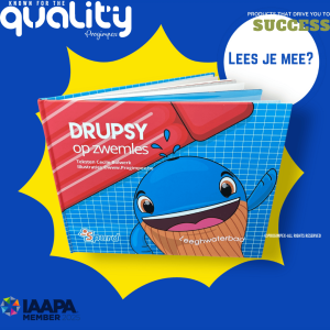 Progimpex Case Studie Drupsy; Mascottepak Walking Act, Boekjes, Tekeningen, pluche knuffels laen maken