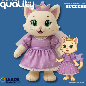 Pluche knuffels maken. Progimpex. Prinses Mimosa, Kat Prinses pluche knuffel