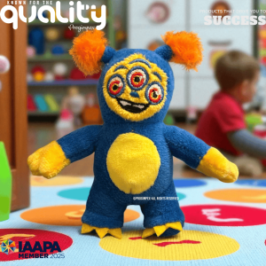 Mini pluche monster, brand ambassador voor uw merk, Progimpex