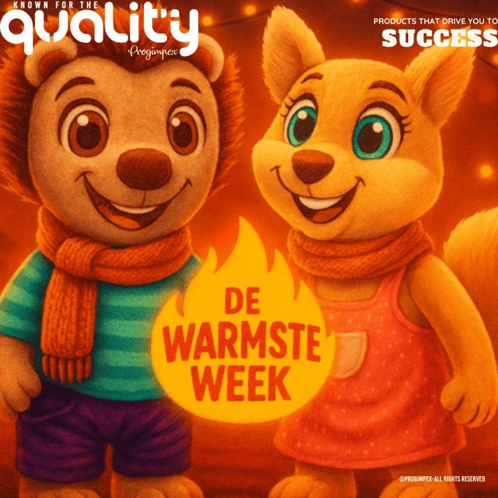 Pluche knuffels met een warm hart